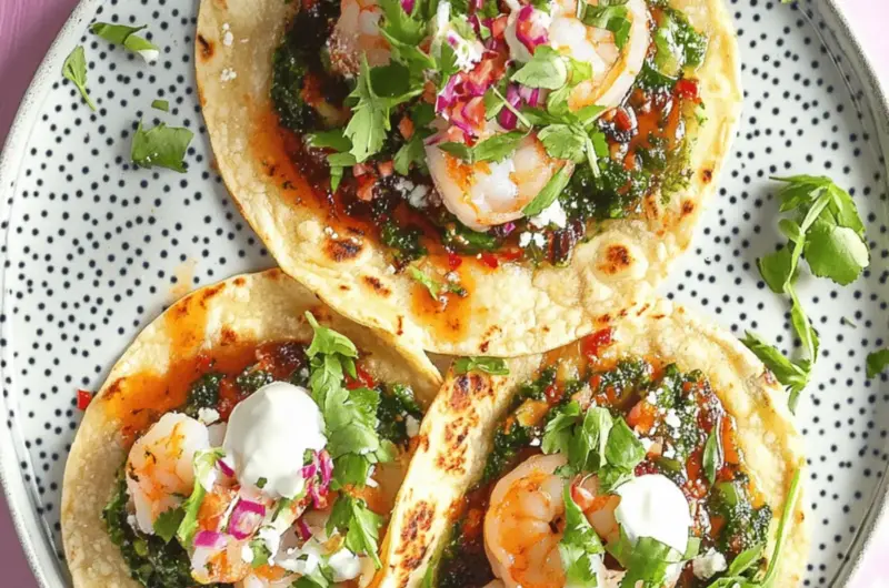 Smash Shrimp (Prawn) Toast Tacos