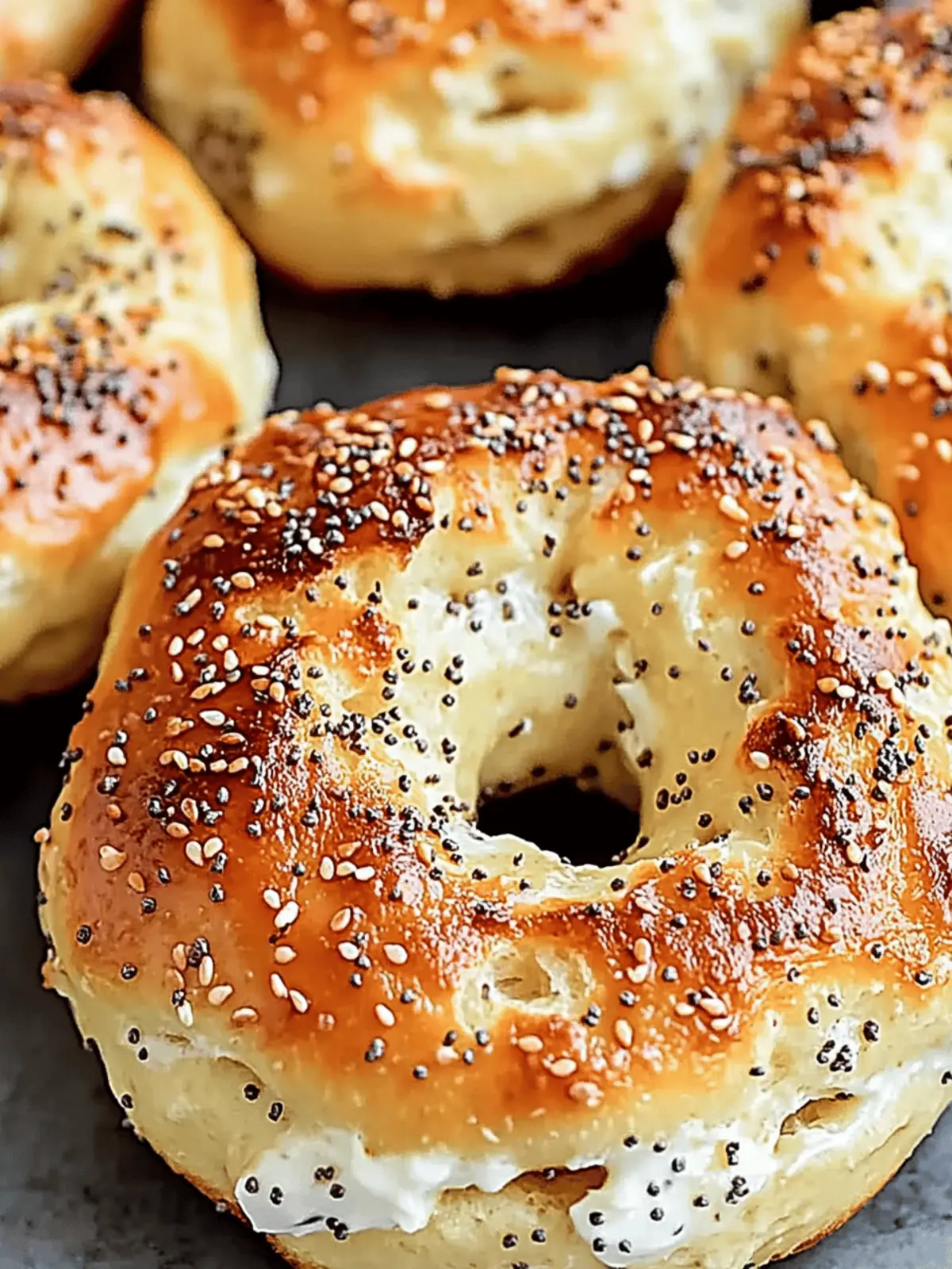 Fluffy & Healthy Greek Yogurt Bagels