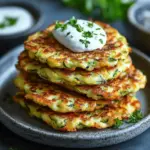 Crispy Zucchini Fritters – High Protein