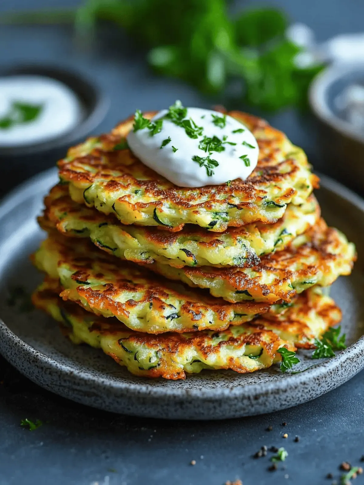 Crispy Zucchini Fritters – High Protein