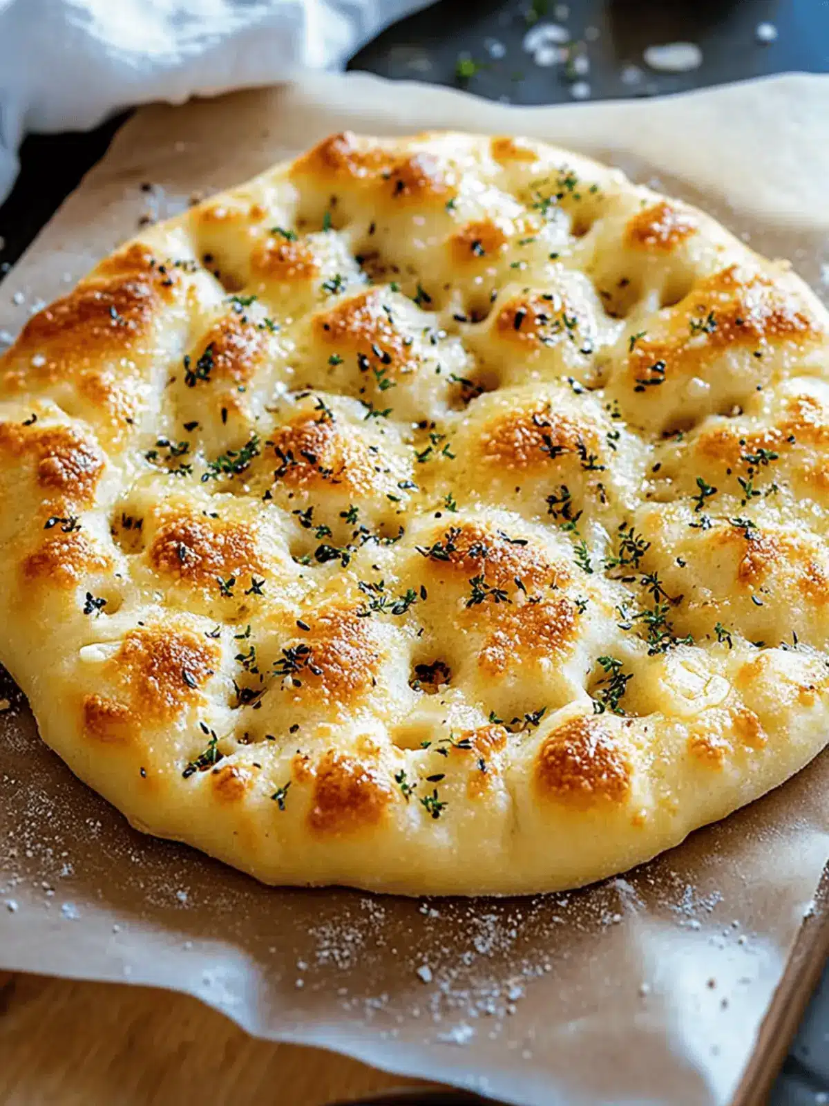 Garlic Parmesan Focaccia Bread