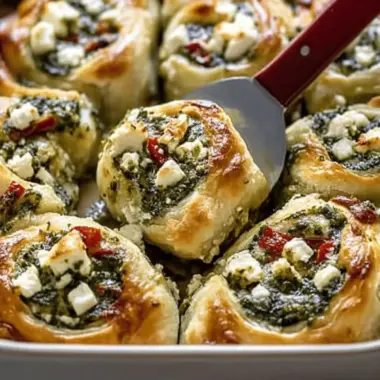 Pesto Feta Rolls