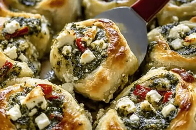 Pesto Feta Rolls