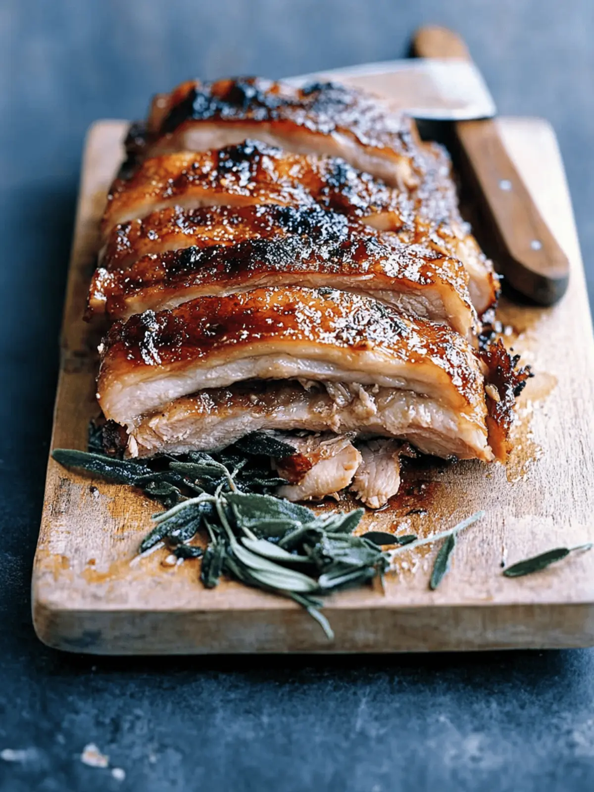 Sage Roasted Pork Belly