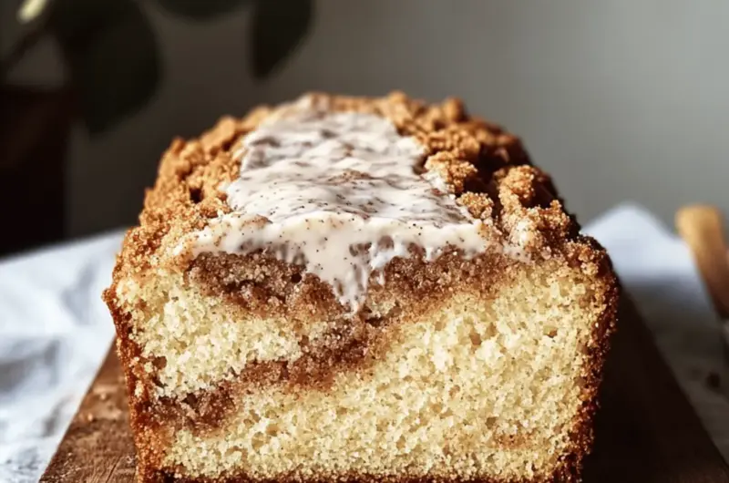 Brown Butter Cinnamon Swirl Crumb Loaf