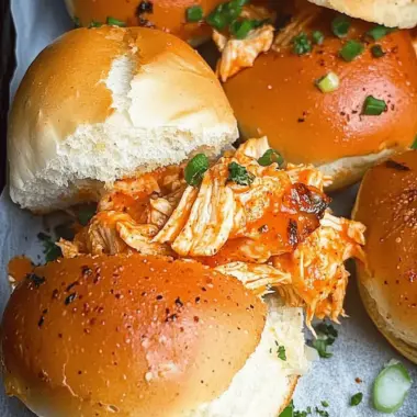 Buffalo Chicken Sliders