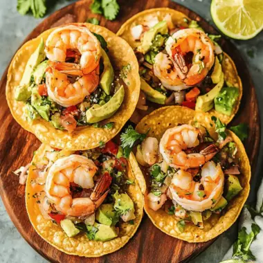 Margarita Shrimp Tostadas