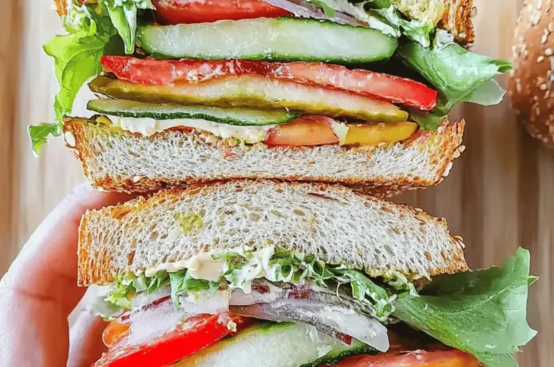 The Ultimate Healthy Veggie Sandwich