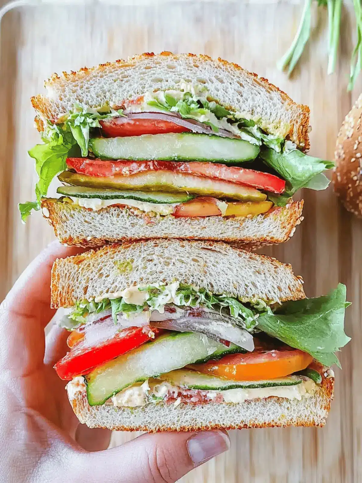 The Ultimate Healthy Veggie Sandwich