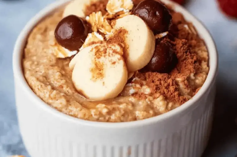 Fluffy Microwave Baked Oats