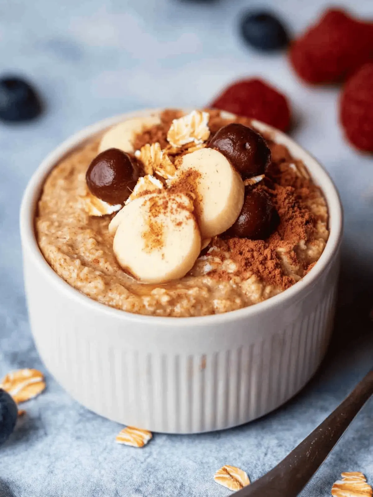 Fluffy Microwave Baked Oats