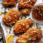 Baked Crunchy Hot Honey Chicken