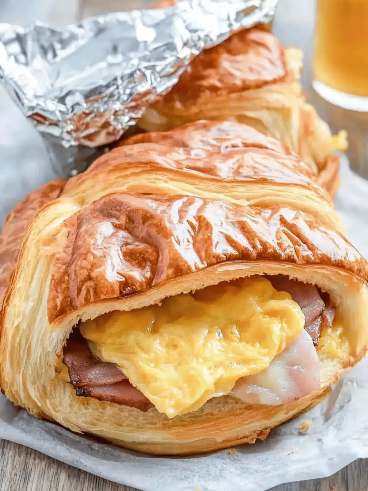 Easy Croissant Breakfast Sandwiches