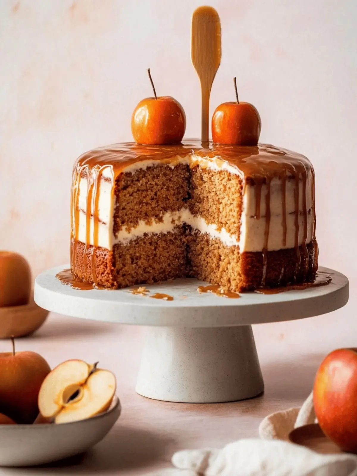 Caramel Apple Spice Cake