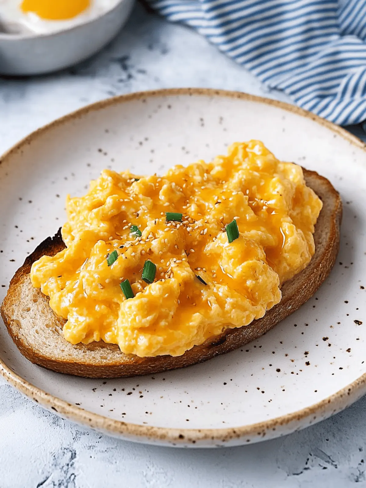 Miso Butter Scrambled Eggs