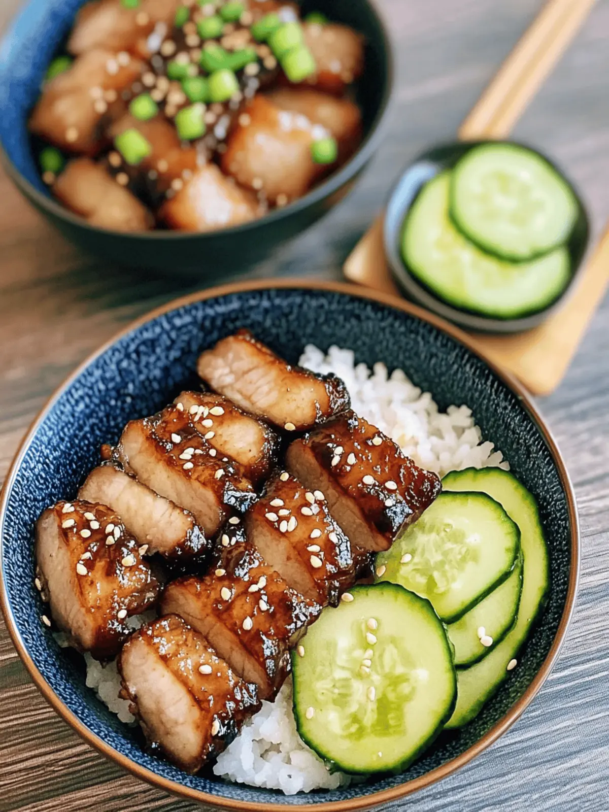 Honey Glazed Pork Belly (Air Fryer)
