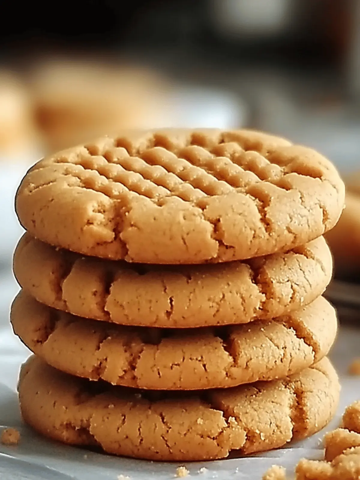 Soft Peanut Butter Cookies