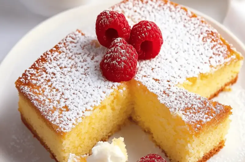 Old-Fashioned Hot Milk Cake