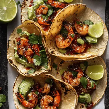 Weeknight Gochujang Shrimp Tacos