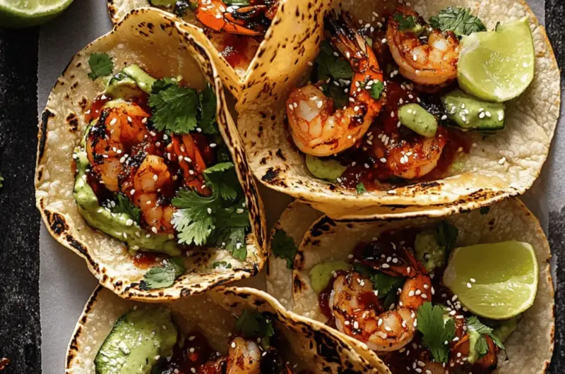 Weeknight Gochujang Shrimp Tacos