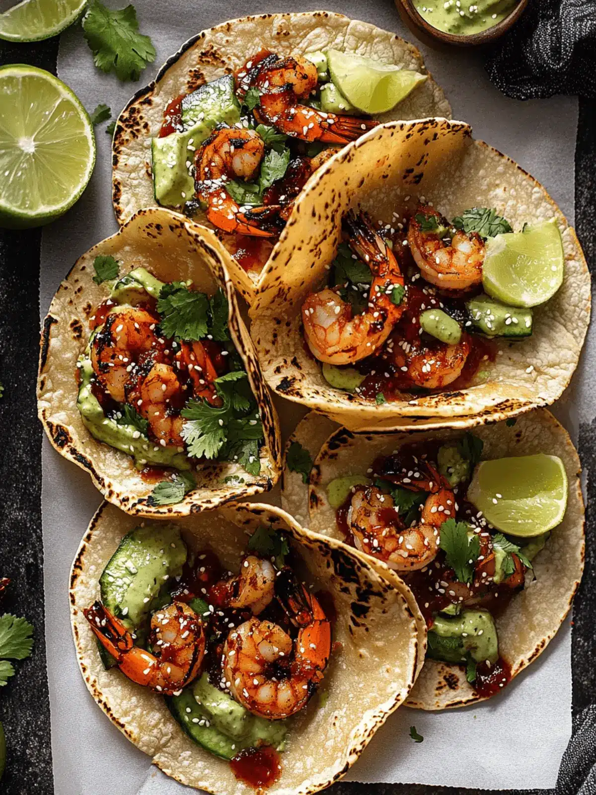 Weeknight Gochujang Shrimp Tacos