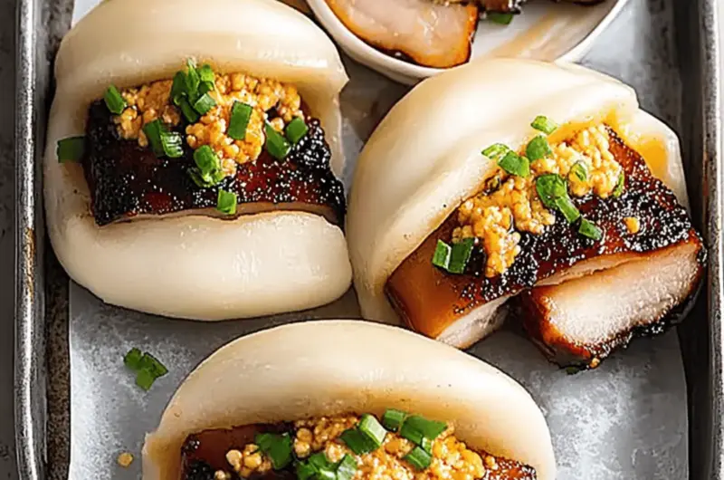Red-Cooked Pork Belly Bao