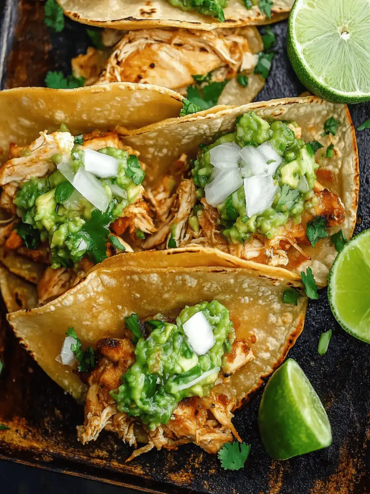 Crispy Poblano Chicken Tacos with Avocado-Jalapeño Salsa