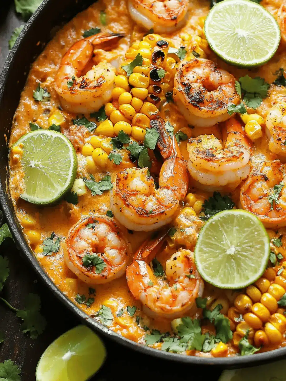 Mexican Street Corn and Shrimp