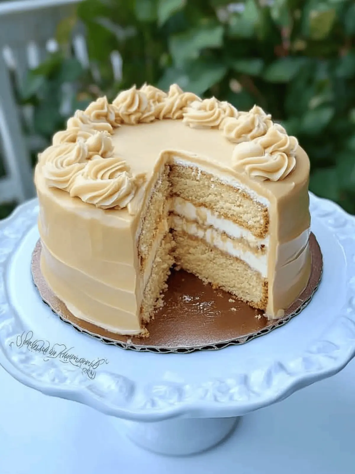 White Chocolate Mocha Cake