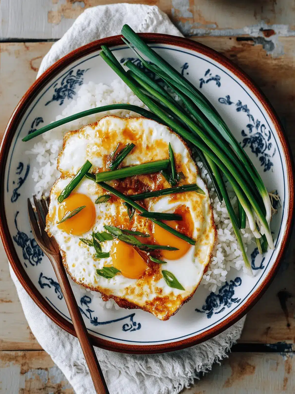 Eggs with Soy Sauce & Scallions