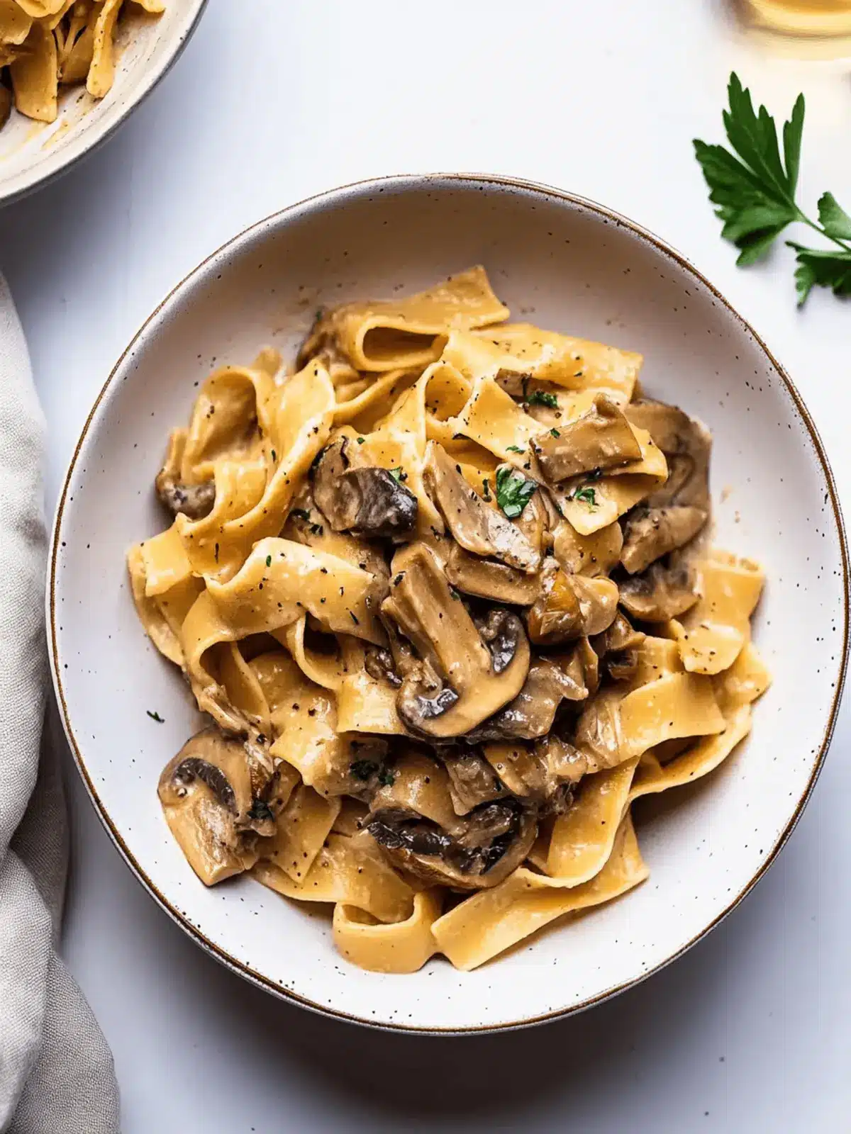 Dried Porcini Mushroom Pasta