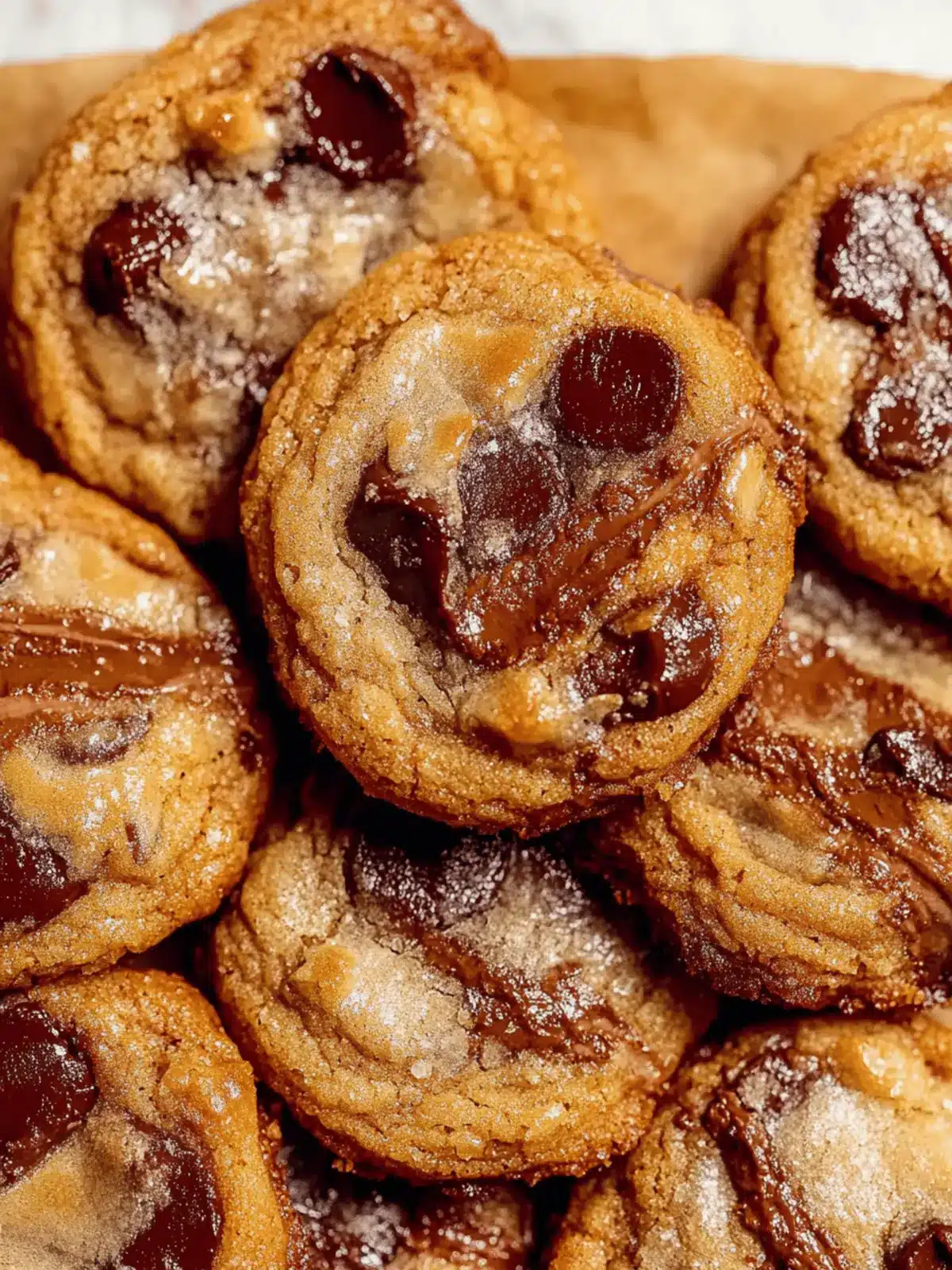 Brown Butter Milk Chocolate Chip Toffee Cookies