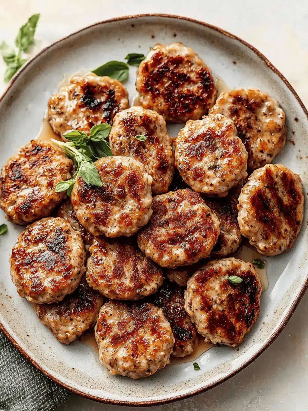 Maple Chicken Breakfast Sausage