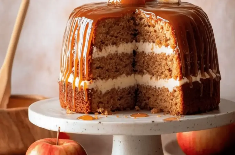 Caramel Apple Spice Cake