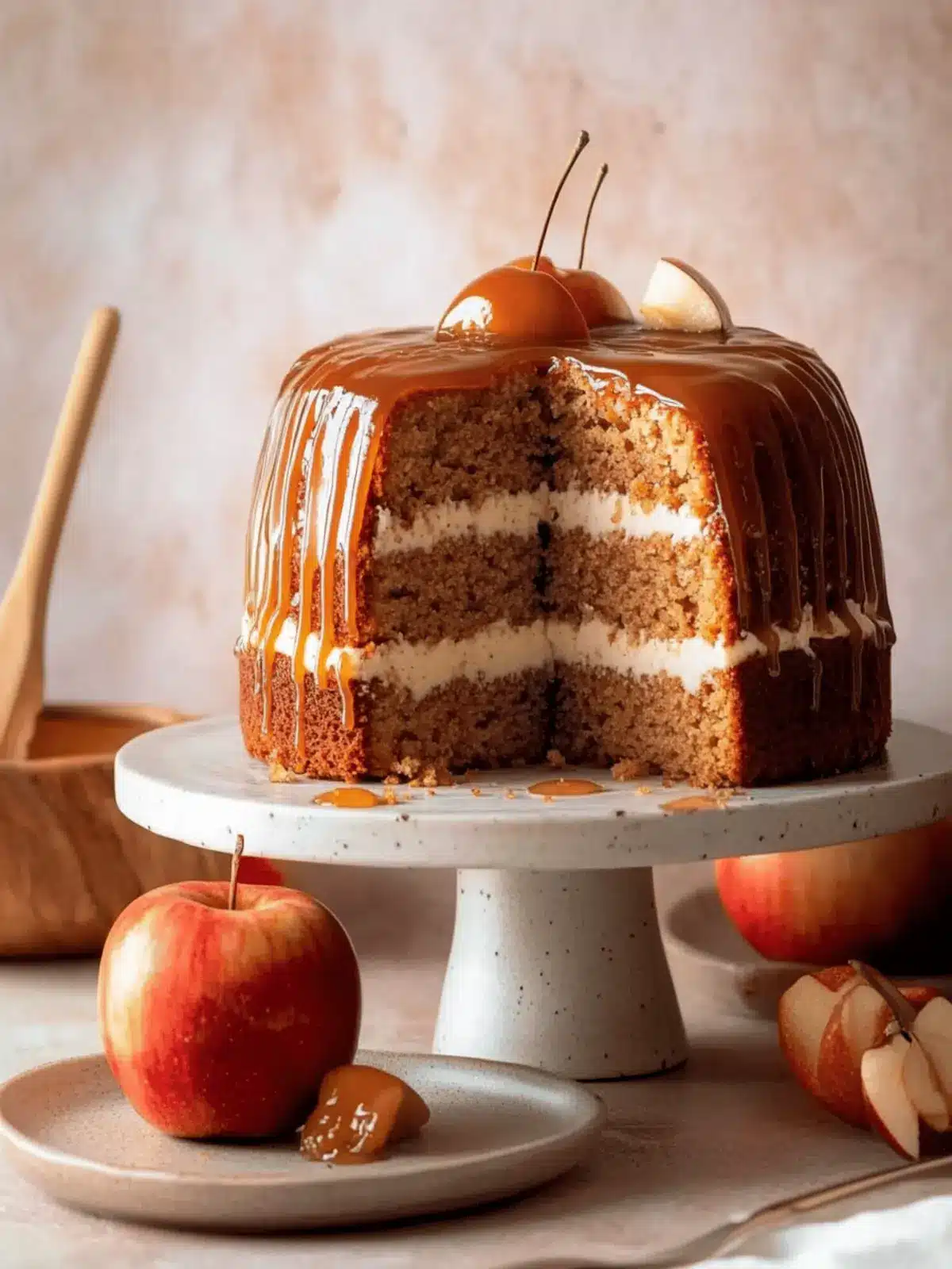 Caramel Apple Spice Cake