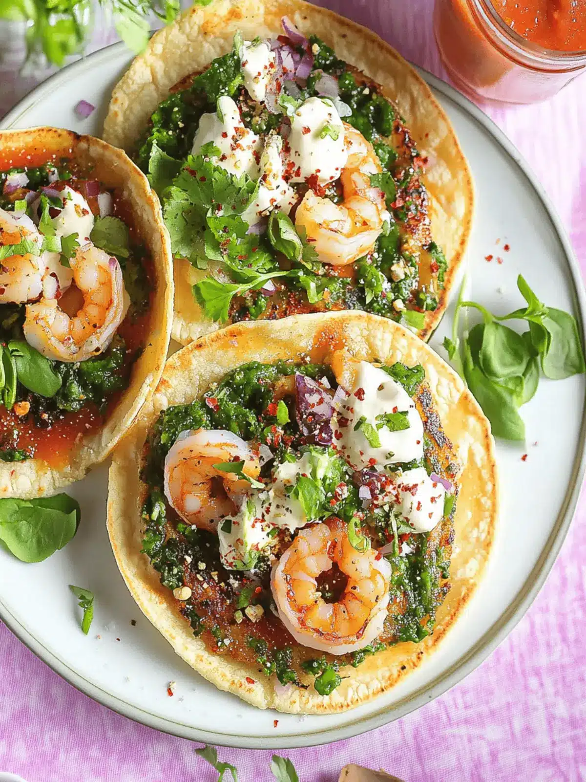 Smash Shrimp (Prawn) Toast Tacos