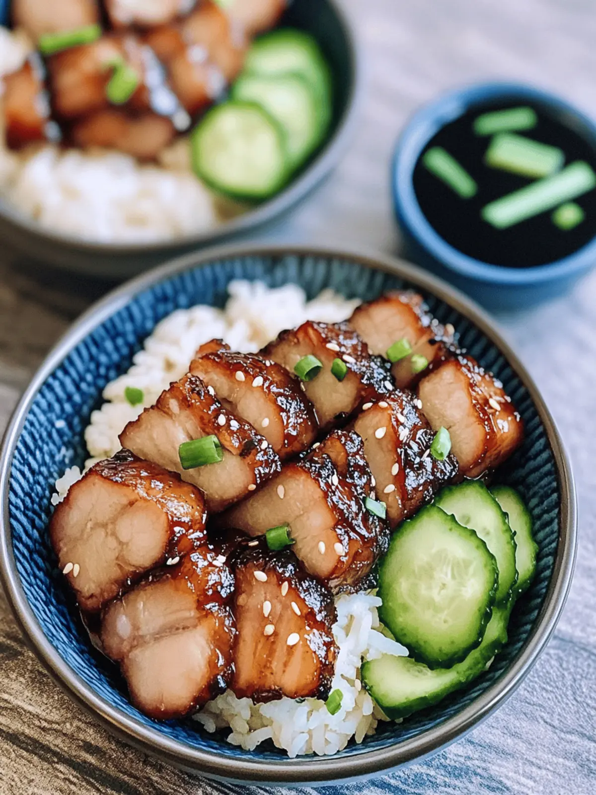 Honey Glazed Pork Belly (Air Fryer)
