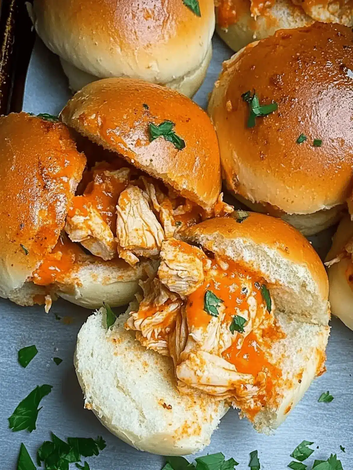 Buffalo Chicken Sliders