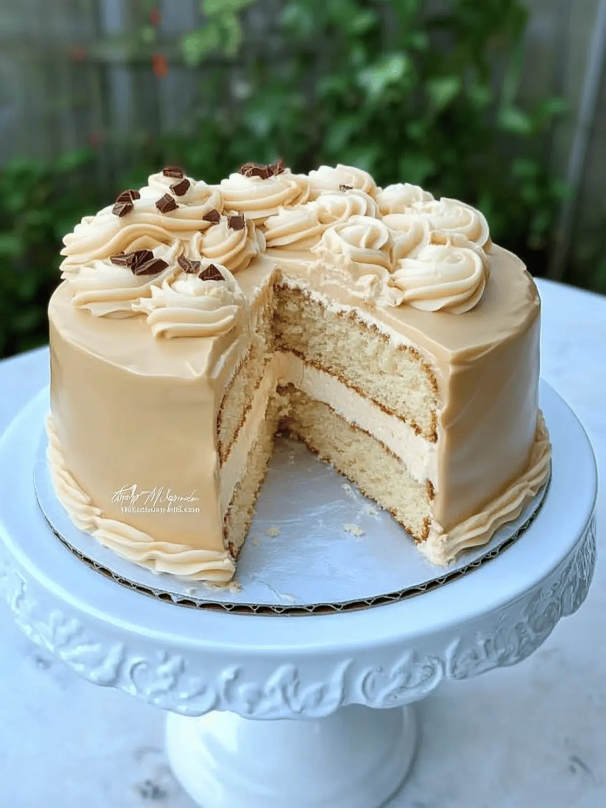 White Chocolate Mocha Cake