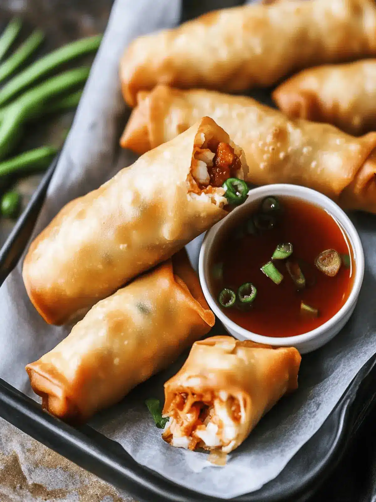 Crab Rangoon Egg Rolls
