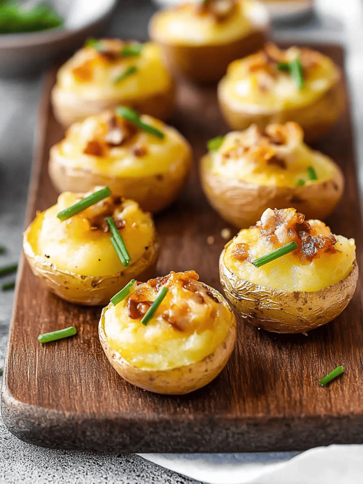 Mini Loaded Baked Potato Bites
