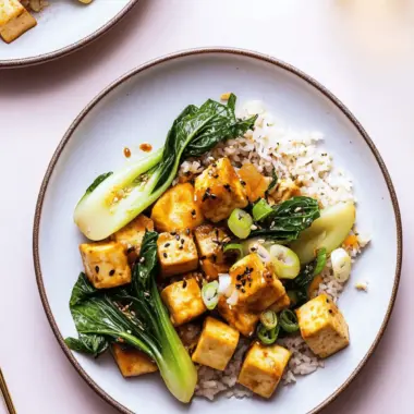 Tofu Bok Choy Stir-Fry