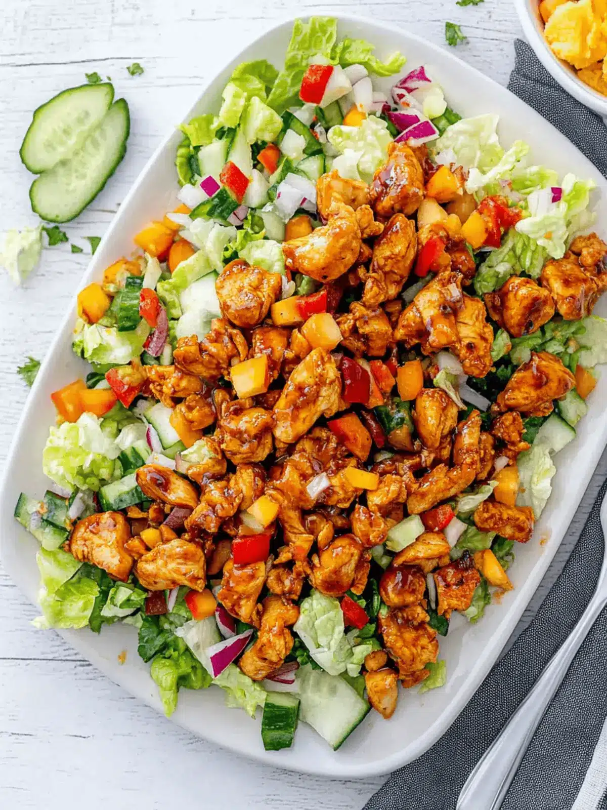 Honey Hot Chicken Salad