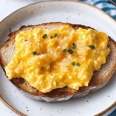 Miso Butter Scrambled Eggs