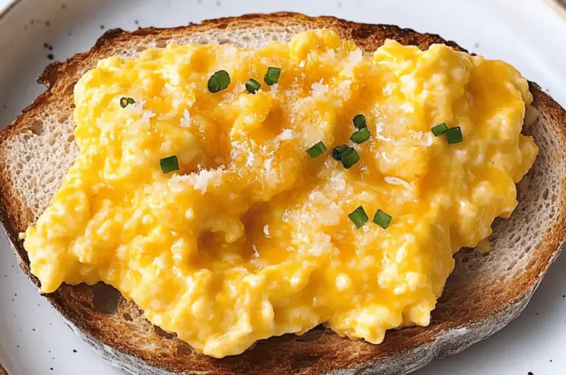 Miso Butter Scrambled Eggs