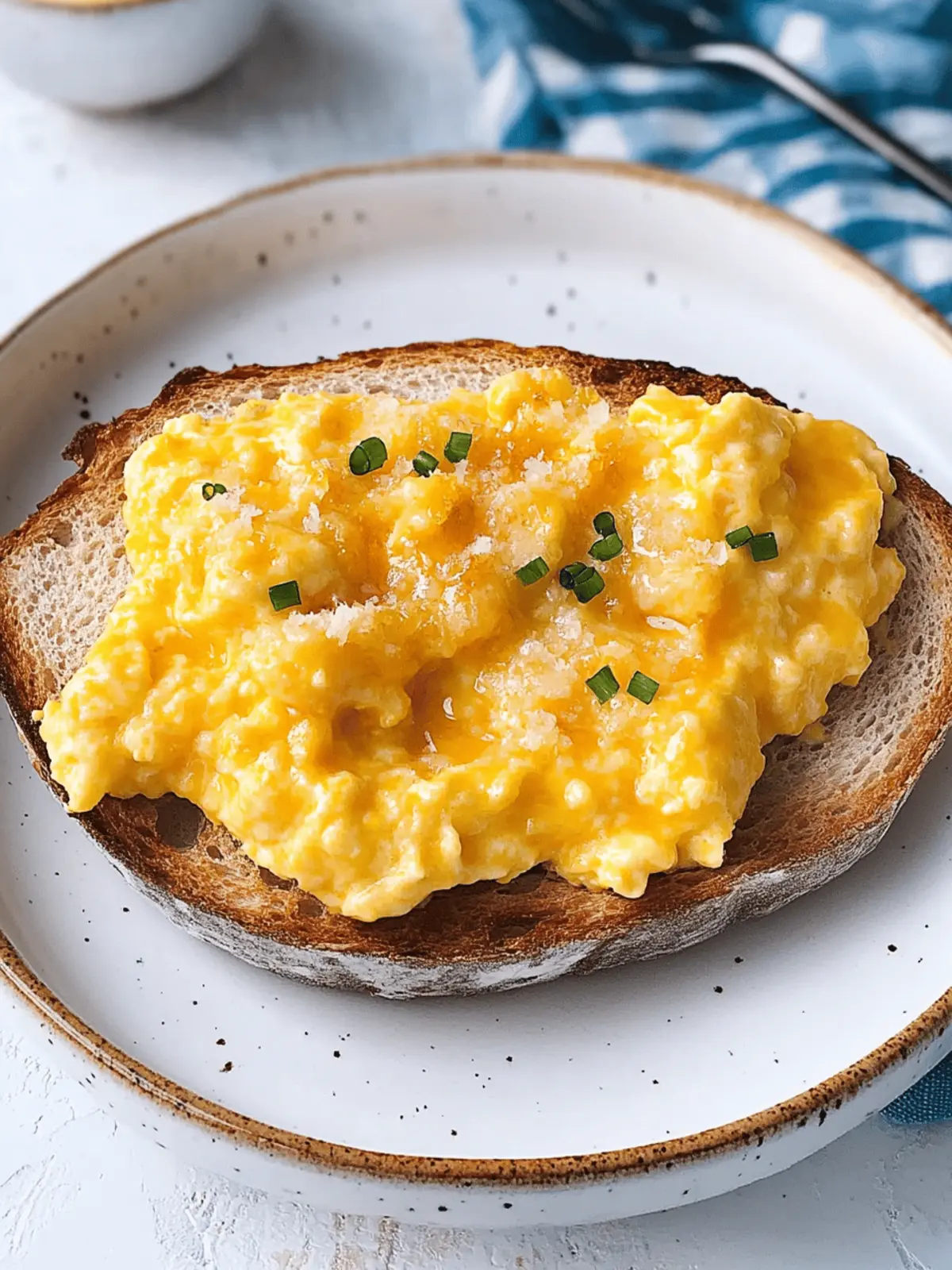Miso Butter Scrambled Eggs
