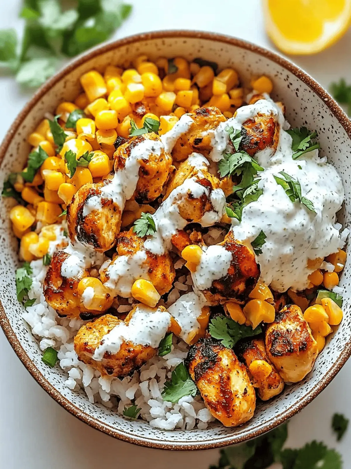 Amazing Street Corn Chicken Bowl