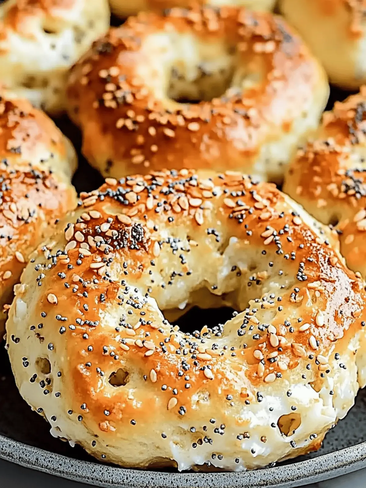 Fluffy & Healthy Greek Yogurt Bagels