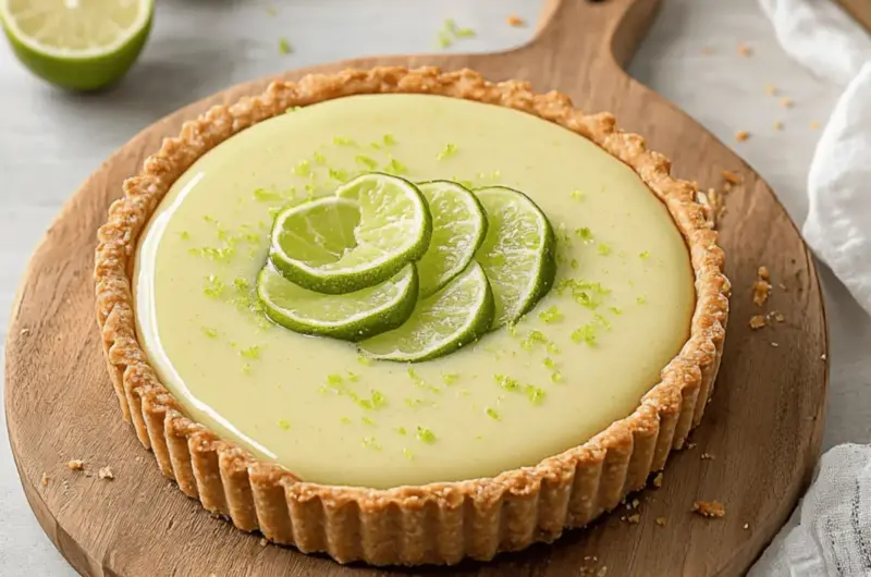 Silky Smooth Key Lime Tart
