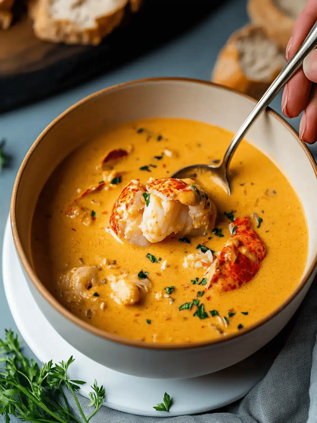 Creamy Lobster Bisque